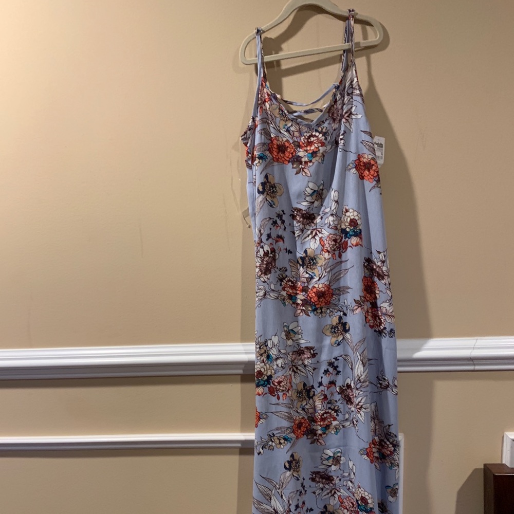 Blue maxi dress